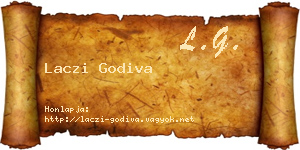 Laczi Godiva névjegykártya