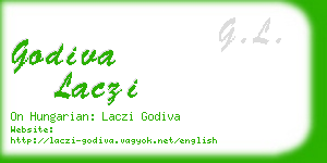 godiva laczi business card